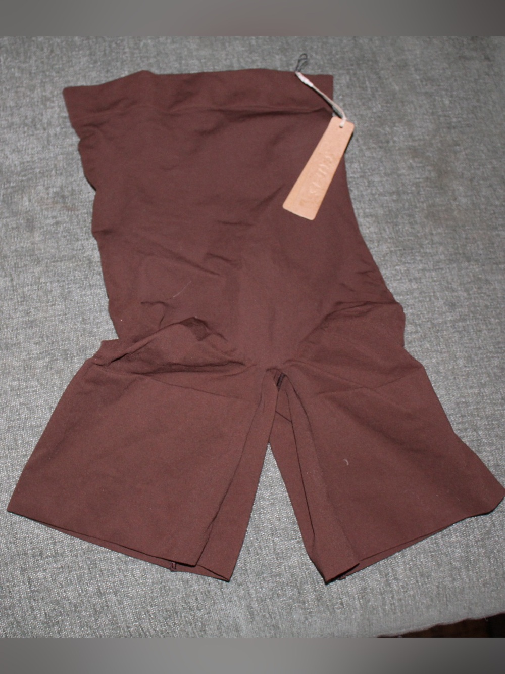 SKIMS Chocolate Brown Seamless Shaping Shorts